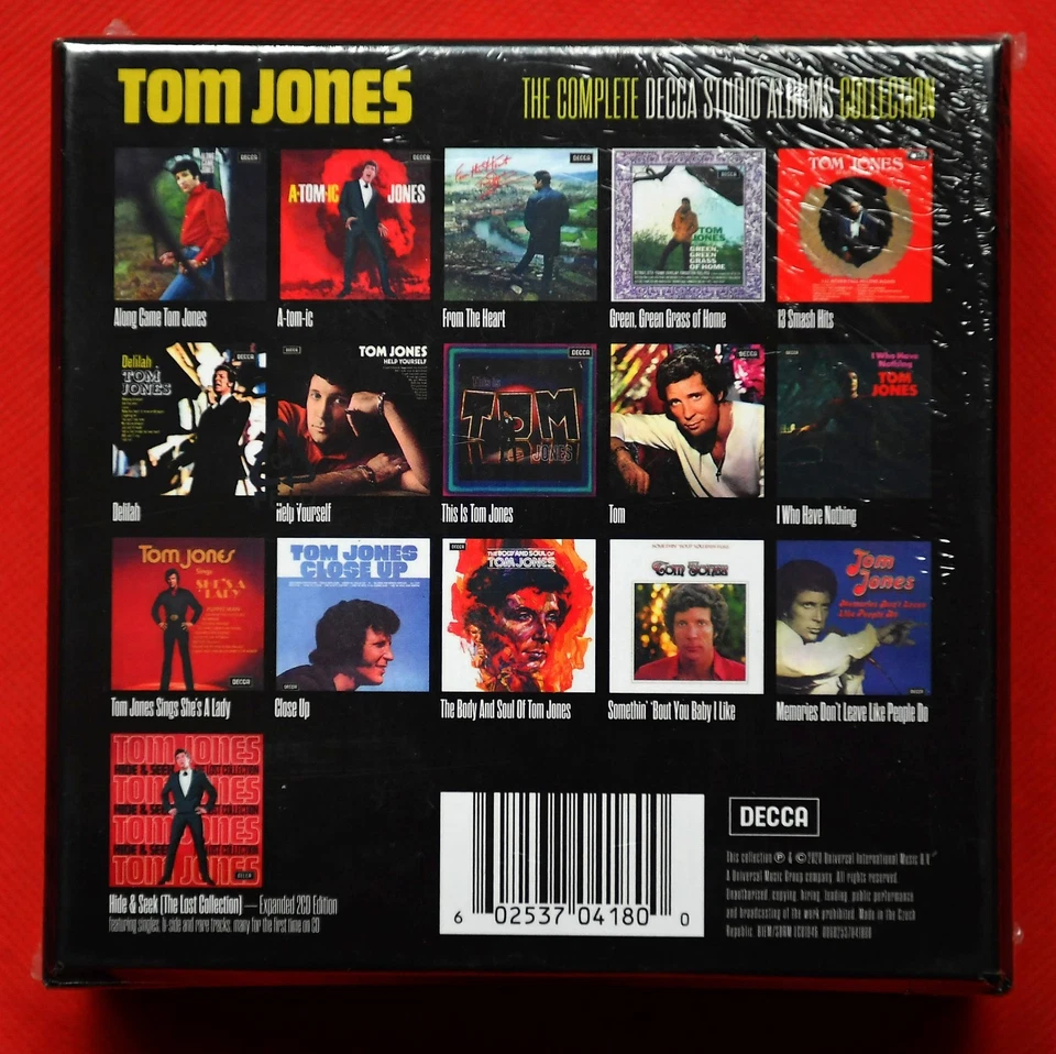 Tom Jones – The Complete Decca Studio Albums Collection - BOX SET - 17 CD SEALED - Bild 2 von 4