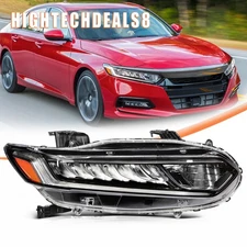 Passenger Right For 2018-2021 Honda Accord [LED DRL Type] Headlight Assembly