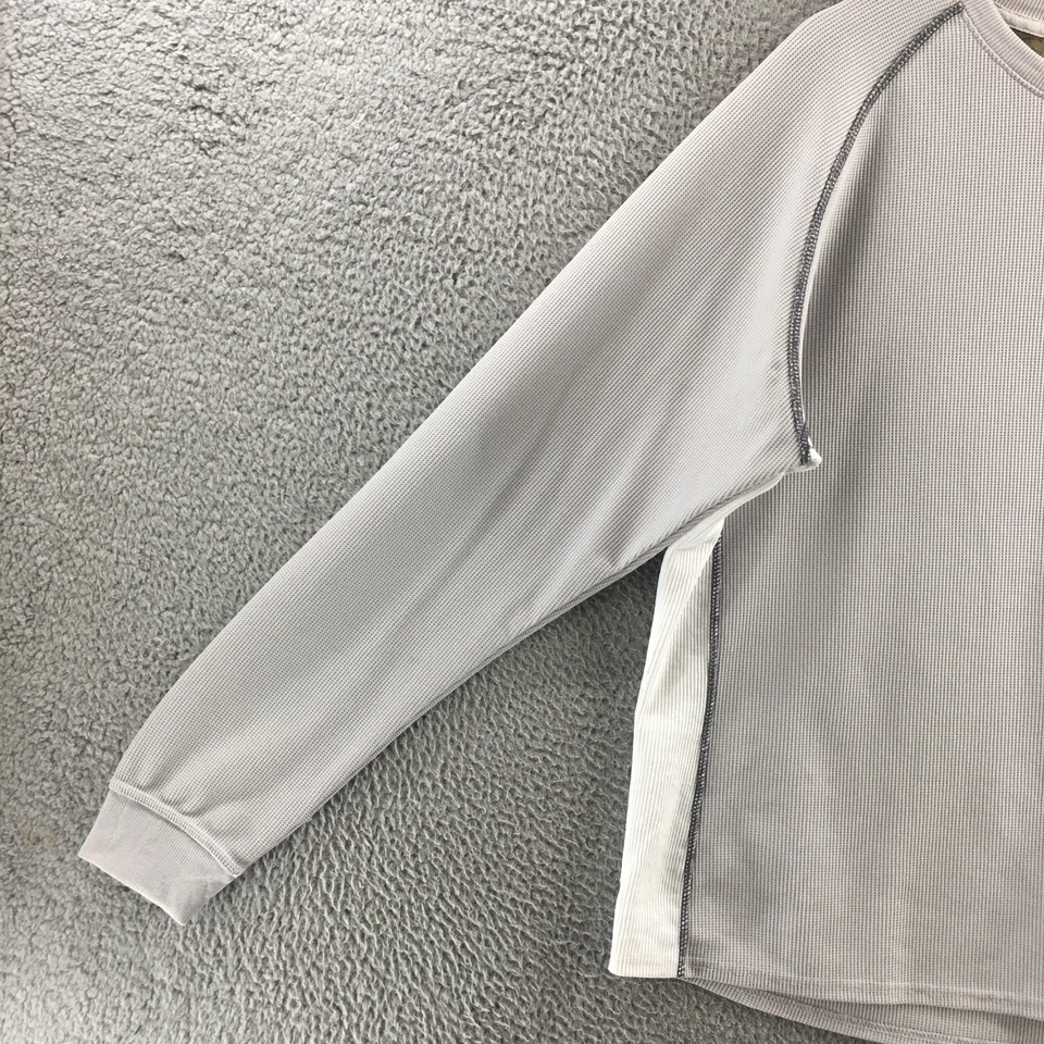 Sudadera Realtree Waffle Manga Larga Para Hombre XL Gris Mezcla Poliéster Pullover Foto 4 de 4