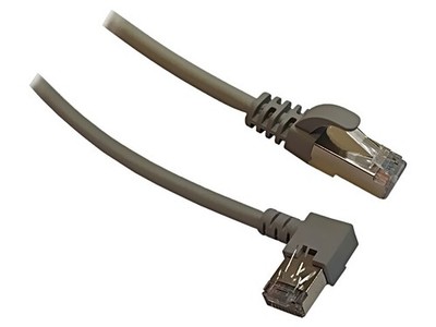 100530 Patch cord RJ45-Stecker,RJ45-Stecker, abgewinkelt, rechts MCI