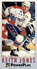 1993-94 Fleer PowerPlay VTG Tall Boys Keith Jones Washington Capitals #466