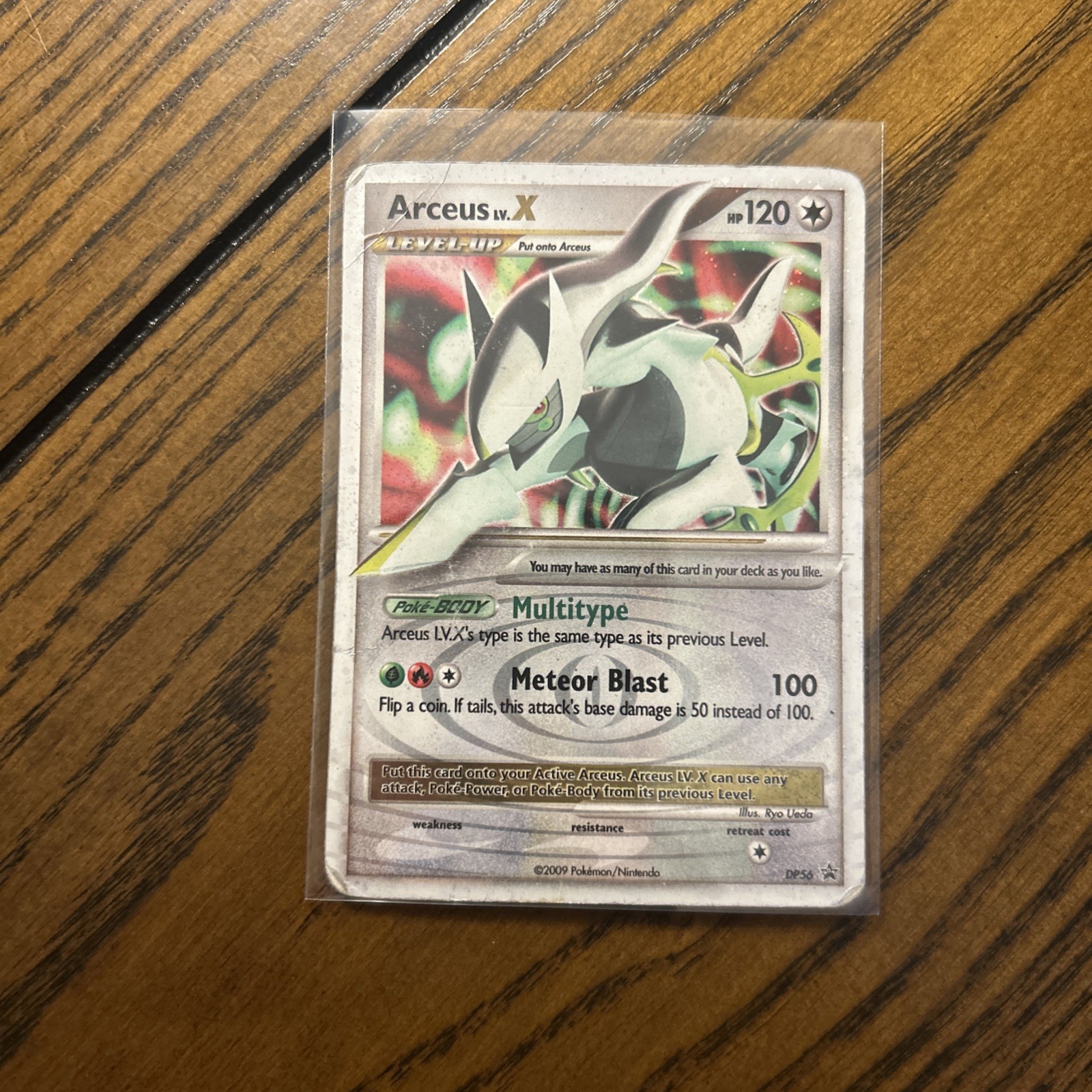Arceus LV.X DP56 Diamond and Pearl Holo Rare 2009 Black Star Promo MP-HP