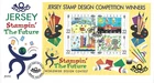 2000 Jersey Stampin' the Future Miniature Sheet First Day Cover