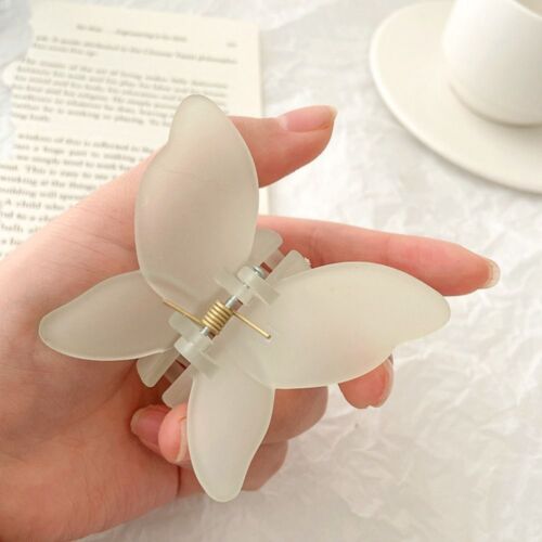 Gradient Hair Clip Matte Barrette New Butterfly Hair Claw Clip Women - Picture 21 of 32
