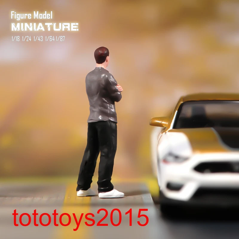 1/87 1/64 1/43 1/35 1/24 1/18 Paul Walker Man Scene Miniatures Figures Dolls Toy - Image 2 of 4