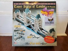 1995 3D Puzzle Tower Bridge of London The Fully Dimensional Puzzle SEALED
