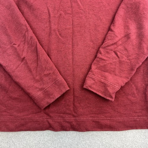 Boden Sweater Mens Large Red 1/4 Zip Long Sleeve Pullover Preppy Casual Adult - Picture 7 of 10