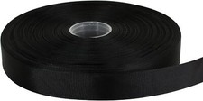 100yds 1 Inch Grosgrain Ribbon Black Solid Grosgrain Ribbon 1 x 100yd black