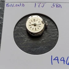 LADIES     BULOVA   17J   5BA   WRIST  WATCH MOVEMENT    #1446