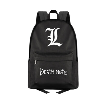 Anime DEATH NOTE Zipper Casual Backpack School bag Laptop