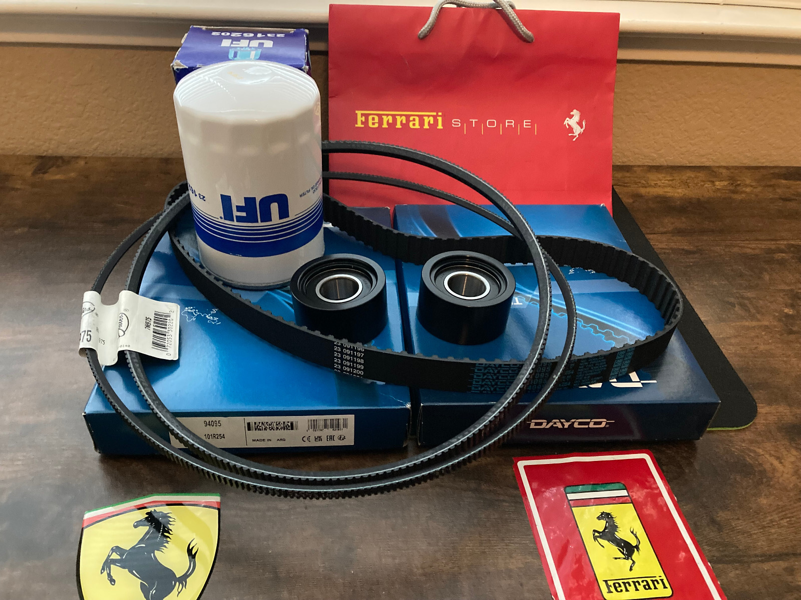 Ferrari-1975-1982- 308-Gts 2V, -Mondale 2V- GT-4  Timing Belt Kit W/bearing's .