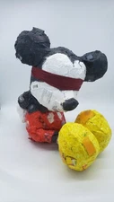 POP ART Mickey SCULPTURE UPCYCLED Art by New York Graffiti Artist PUKE. 