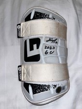 Lourdes Gurriel Diamondbacks Signed 2023 Game Used World Series Shin Guard