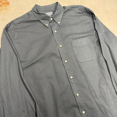 Polo Jeans Co Ralph Lauren Camisa Abotonada Negra Algodón Grande XXL - Imagen 2 de 4