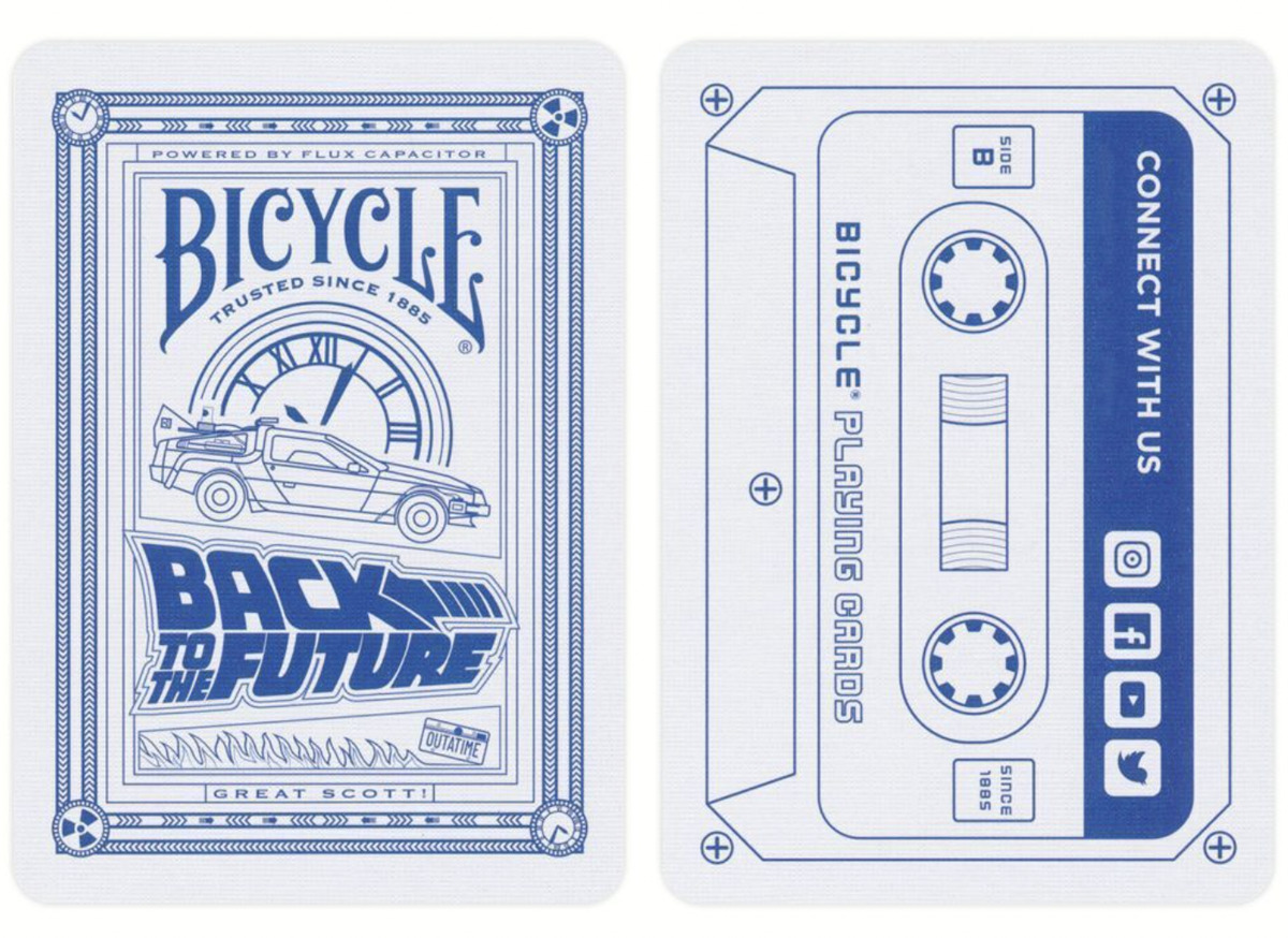 Bicycle Back To The Future Playing Cards