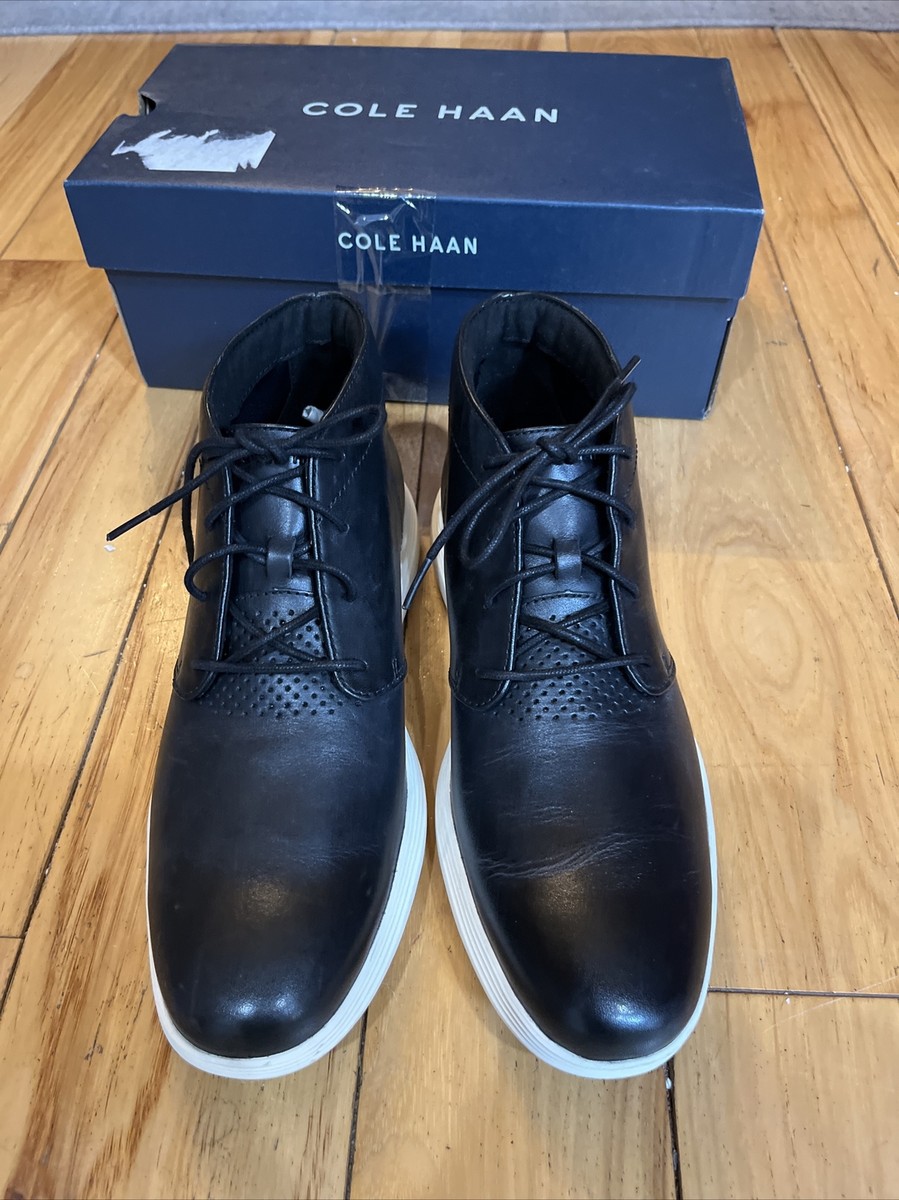 Cole Haan Grand OS Tour Chukka Mens Size 8M Black Leather  display picture 1