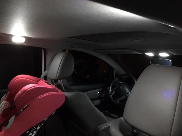 13 x Bombillas LED blancas interiores para Honda Odyssey 2018 2019 2020 2021 2022 Foto 3 de 4