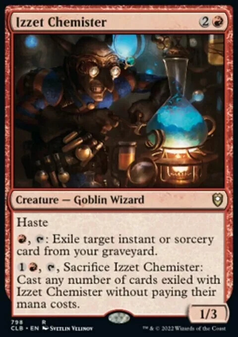 MTG Izzet Chemister (798/1023) Commander Legends Battle for Baldur's Gate NM