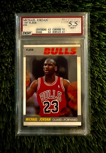 1987 FLEER MICHAEL JORDAN #59 DGA 5.5