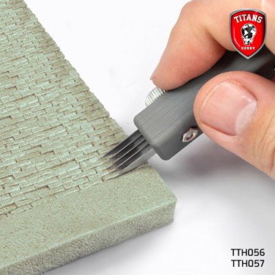 TITANS HOBBY TTH057 Special Model Brick Graver for scale 1/72