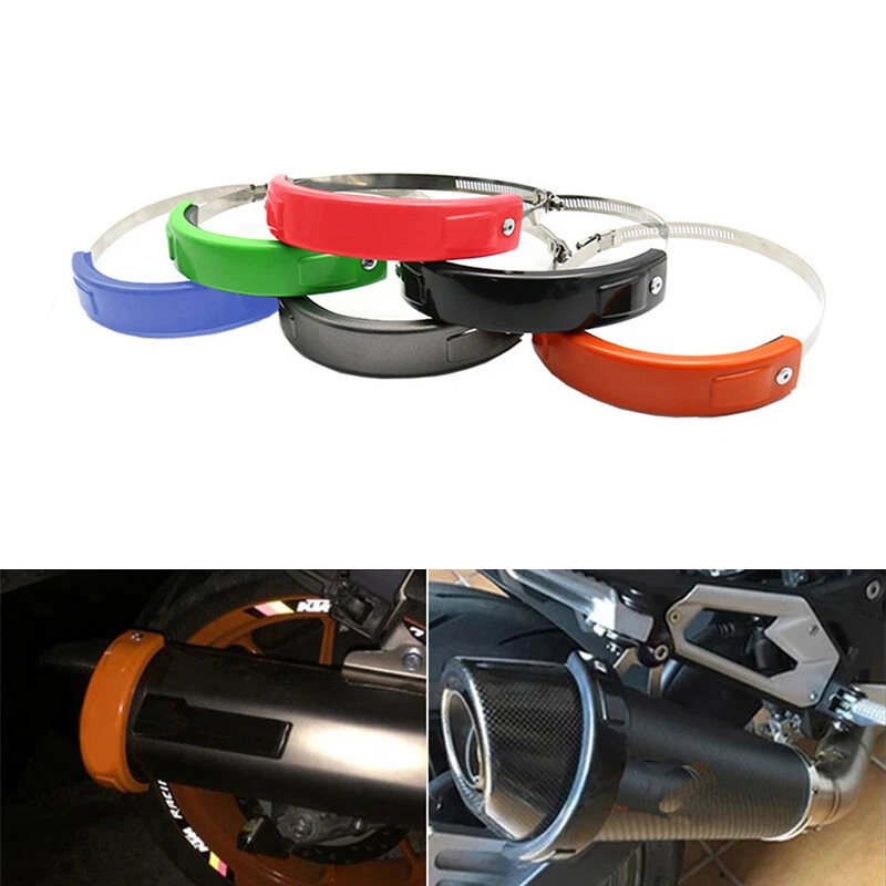 Universal 100-160mm Round Exhaust Exhaust Pipe Muffler Protector Fixing Rings Foto 2 de 4