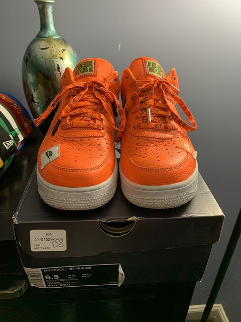 air force 1 just do it pack orange