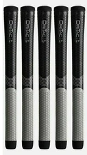 Set of 5 Winn  Dri-tac LT (less Taper) Golf Grip Midsize 6LTDT-BKG