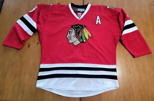 *M Reebok CCM Bobby Hull #9 Hockey Jersey Chicago Blackhawks Size 52