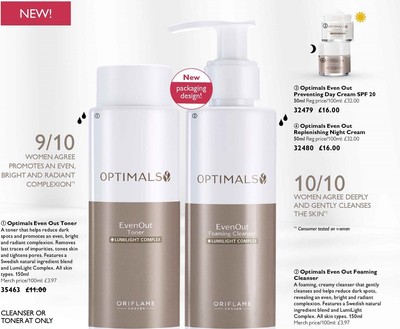 optimals oriflame toner