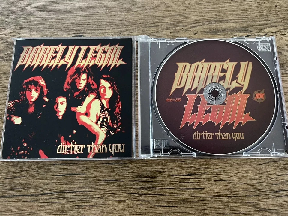 BARELY LEGAL Dirtier Than You 2021 CD EP GLAM/HAIR METAL HARD ROCK REISSUE - Image 2 of 4