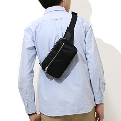 Yoshida & Co. PORTER Lift Waist Bag M Black 822-06132 NEW Made In 