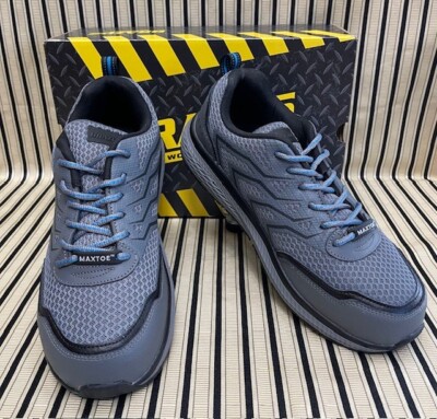 Brazos Men's Workflow Steel-Toe Shoe Size: 9.5D Work & Service Shoe #175763 Gray