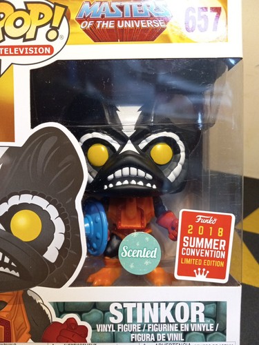 Funko POP! Masters Of The Universe MOTU - Stinkor #657 - Scented SDCC 2018 - Picture 5 of 13