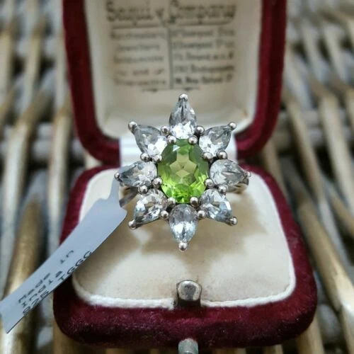 Gems TV Peridot Sterling Silver Fine Jewellery