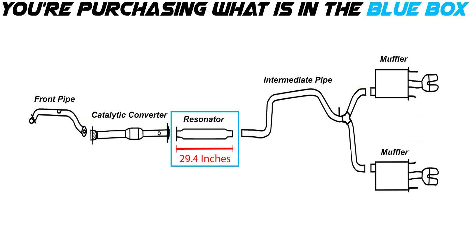 Direct Resonator pipe fits 20032008 Pontiac Grand Prix 3.8L eBay