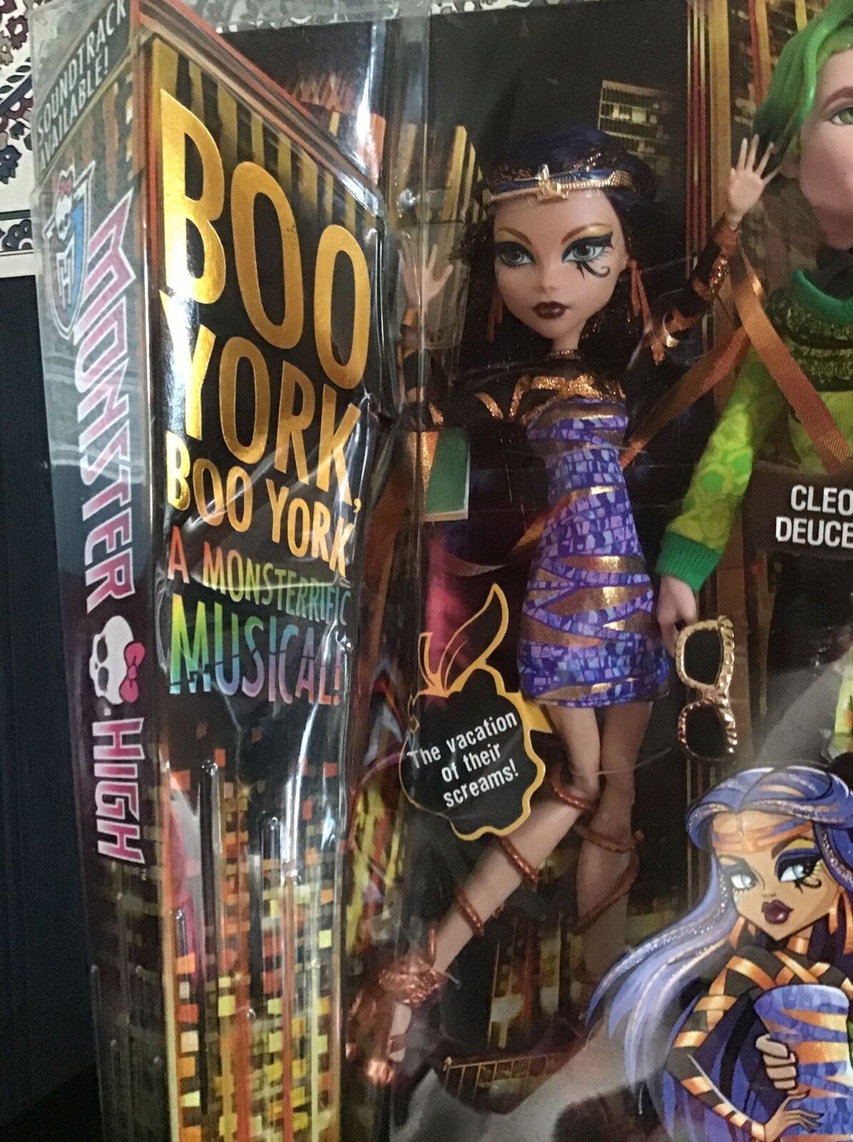 Monster High Boo York Cleo de Nile Doll GUC