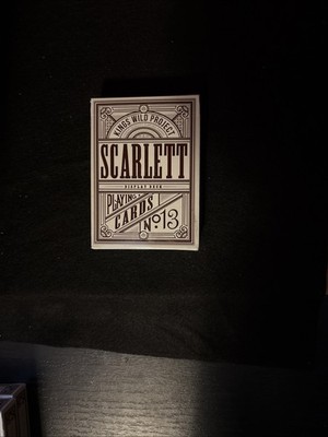 Tally Ho Scarlett Playing Cards New Kings Wild Project 2015