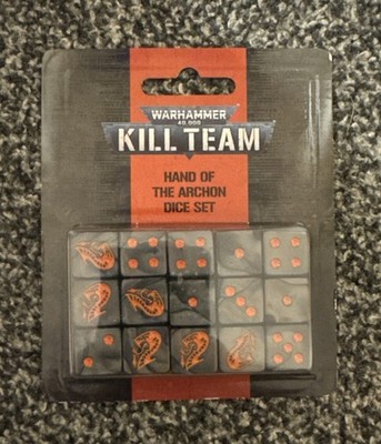 Warhammer 40k: Kill Team - Hand of the Archon Dice Set - OOP 