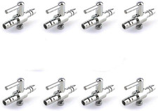 Aquarium Fish Tank Air Flow Control Lever Pump Single Way Valve, 8Pcs