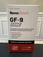 Novex Biotech GF-9 CORE GH Booster 120 Capsules - EXP 2027
