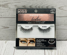 Kiss Magnetic Eyelashes Set Reusable Plush Lashes With Magnetic Eyeliner Needed