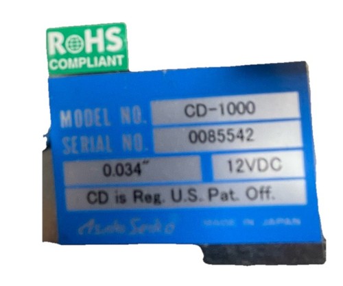 Asahi Seiko CD-1000 Card Dispensers 12 VDC deploy credit card, size cards,Tested - Picture 4 of 5