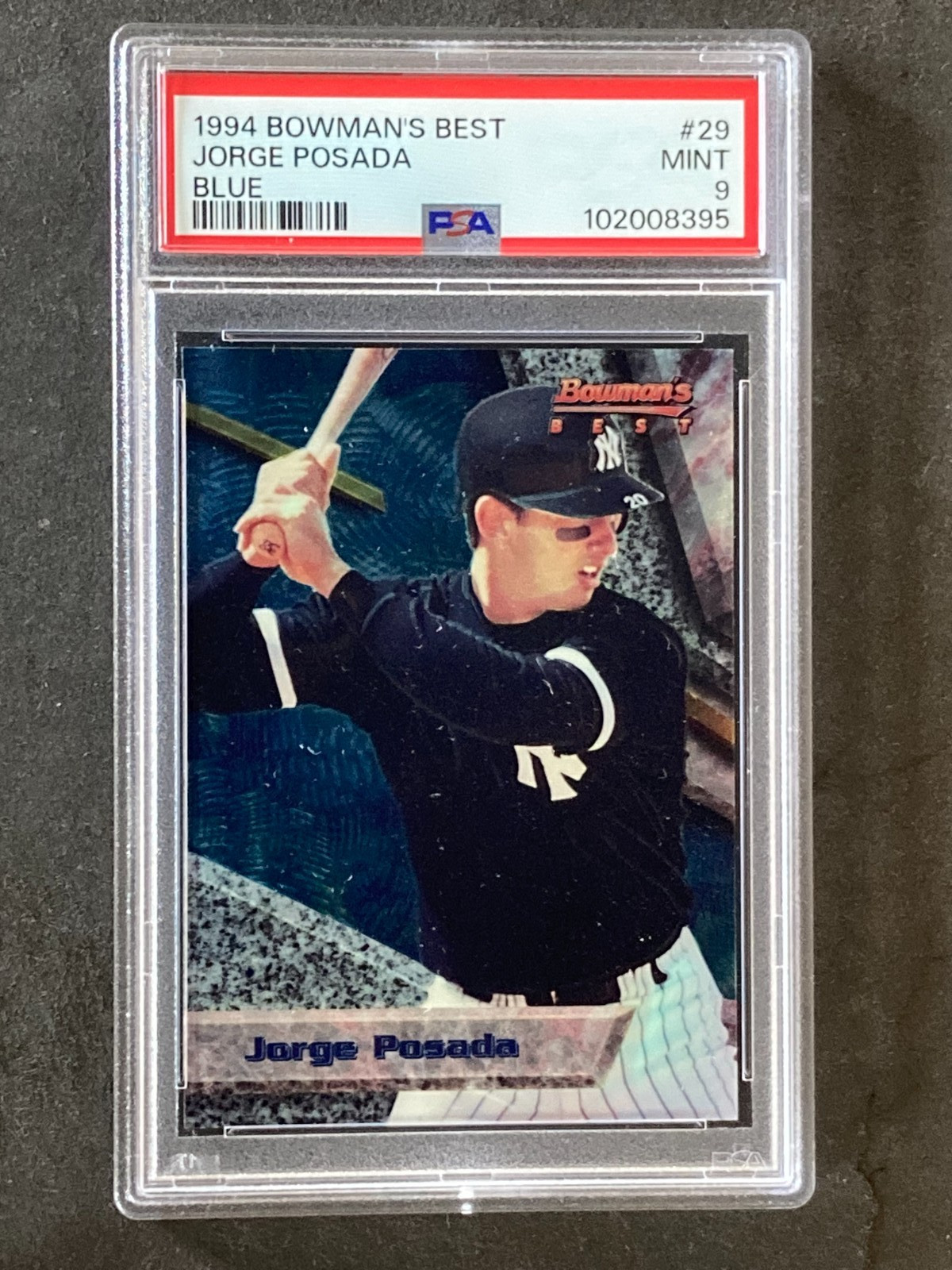 1994 Bowman's Best #29 Jorge Posada Blue RC PSA 9