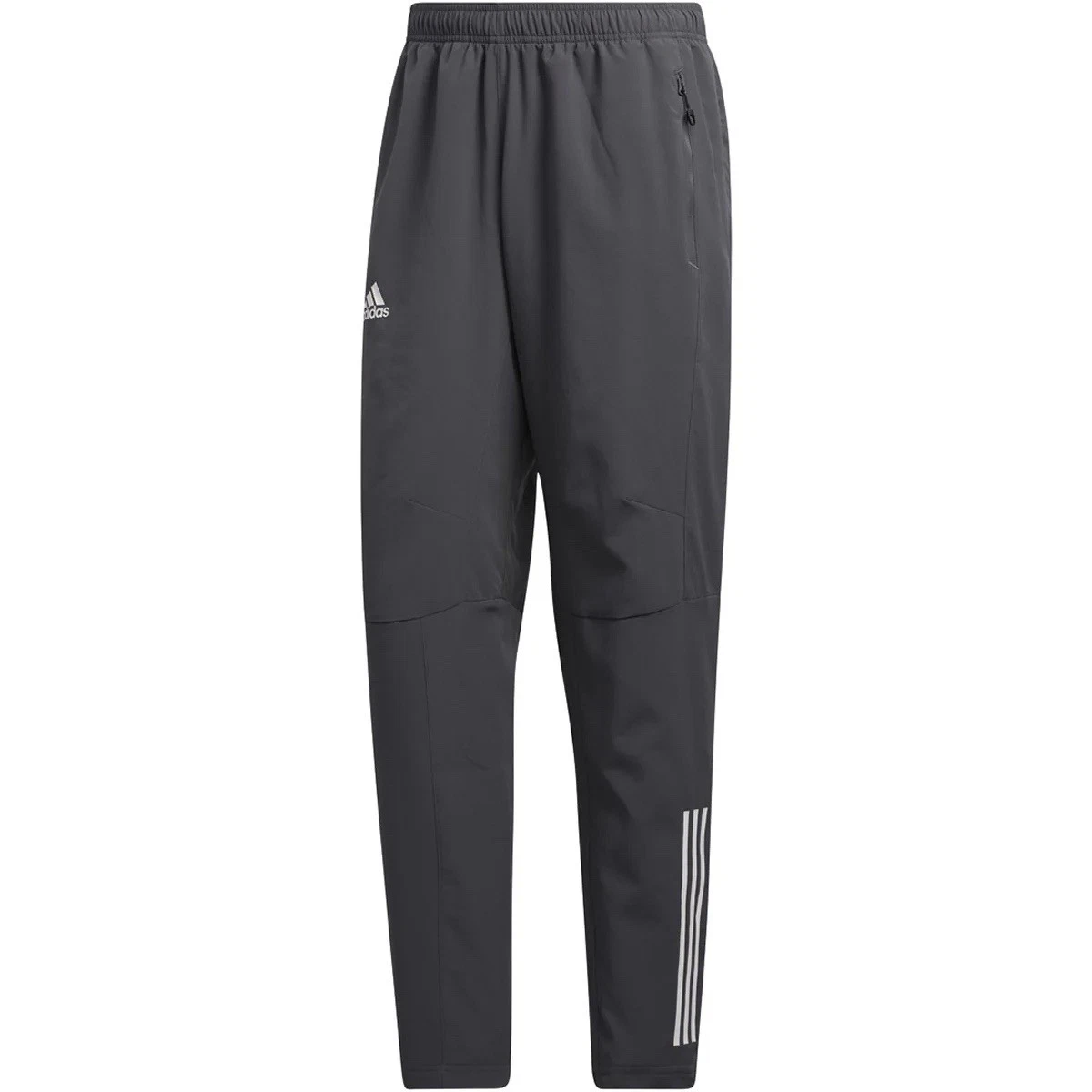 ADIDAS MEN’S HOCKEY RINK SUIT PANTS GREY NWT Size Xlarge