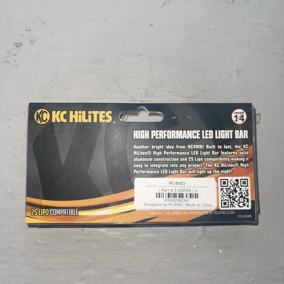 RC4WD KC HiLites High Performance LED Light Bar 2S LiPo Compatible Z-E0059 NIP - Image 2 of 2