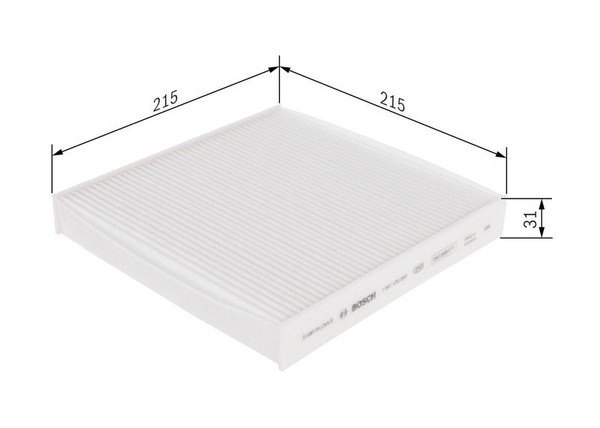 Bosch Filter, Innenraumluft 1 987 435 069 FüR Iveco-image