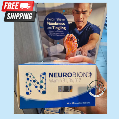 1X NEUROBION 60's Vitamin B1 B6 B12 Improves Nerve Health & Function FREE SHIP
