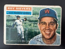 1956 Topps Washington Nationals Roy Sievers #75 (WB)...filler