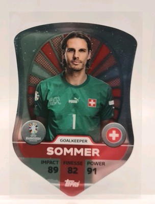 2024 Match Attax Euro | Chrome Shield | Yann Sommer #SC9 | Deutsch