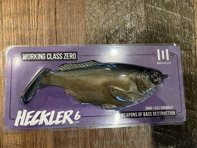 WORKING CLASS ZERO HECKLER 6 Snag-less Swimbait GREMLIN New in Package